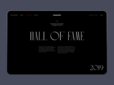 Annual Awwwards 2020: Hall of Fame awards awwwards design design studio designers graphic design hall of fame interaction interface ui user experience user experience design ux ux design web web design web layout web page website website design