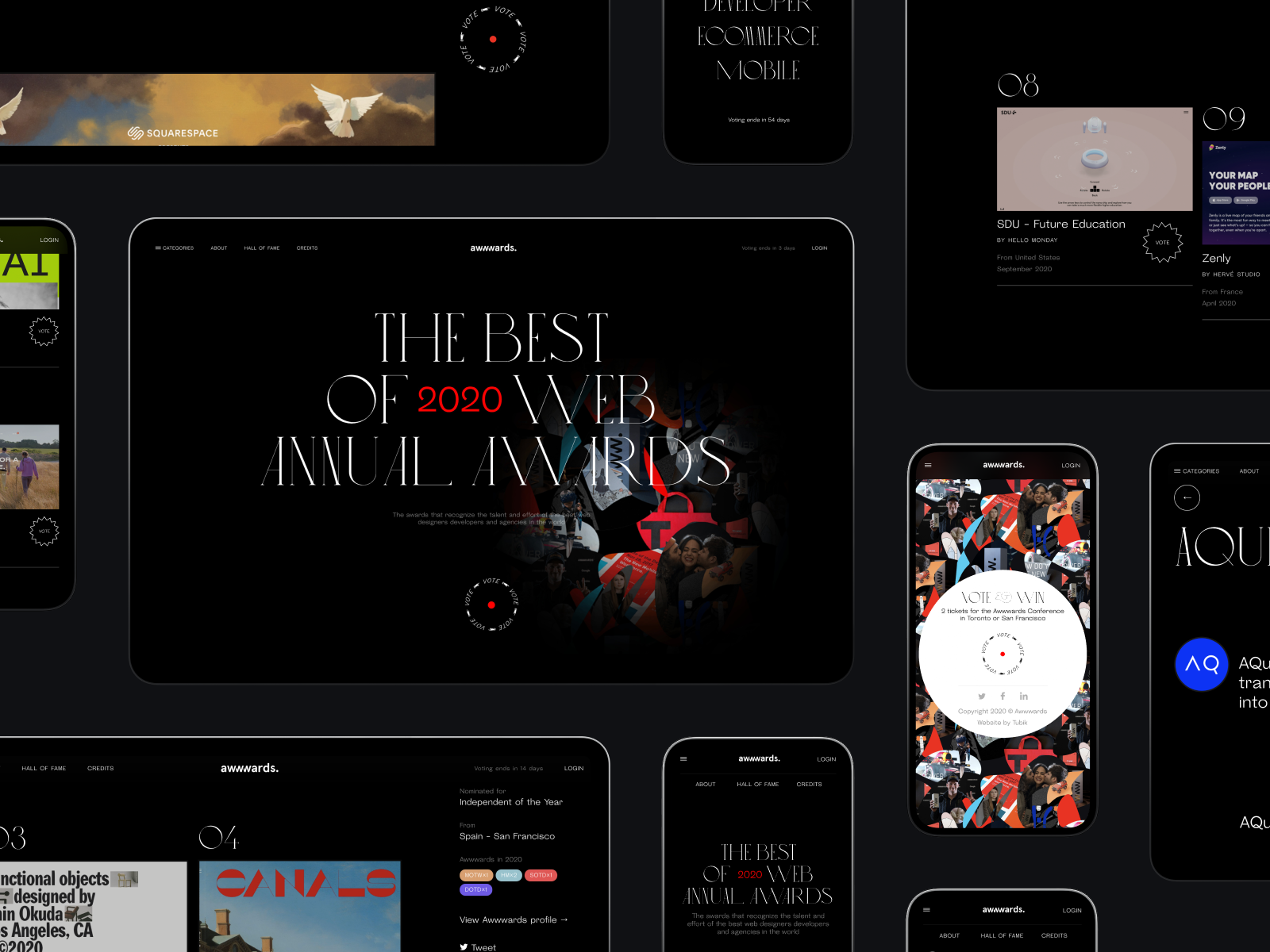 Annual Awwwards Website Design By Tubik On Dribbble