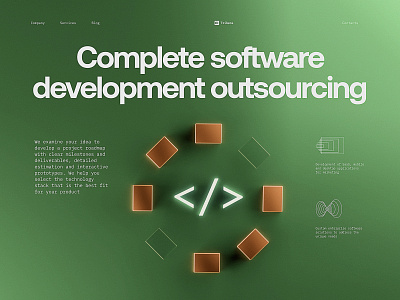 Development Company Webpage Design