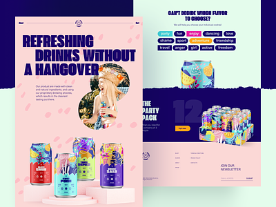 Drinks Ecommerce Web Design