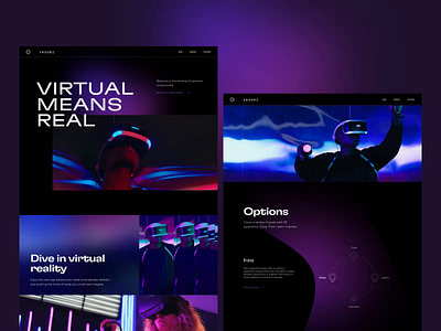 VR Rooms Website design design studio graphic design home page interaction interface technology ui user experience ux virtual reality vr vr rooms web web design web marketing web page webdesign website website design
