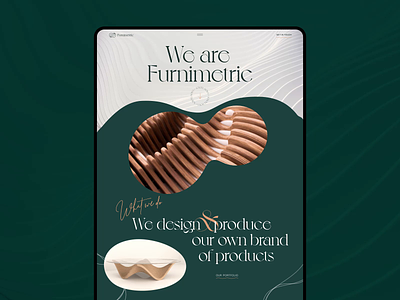 Furniture Company Website furniture web design website interaction design studio interface ui ux graphic design design