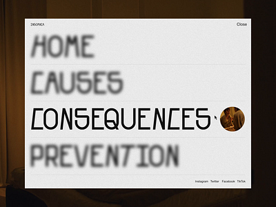 Insomnia Website Menu Interactions design design studio graphic design health issues insomnia interaction interaction design interface menu menu interactions motion ui ui animation user interface ux web web design web page website