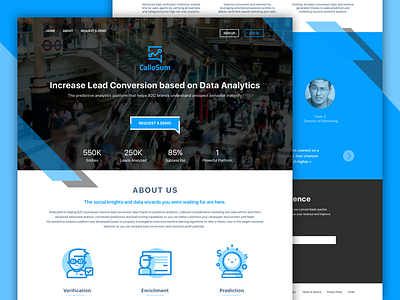 CalloSum Landing Page