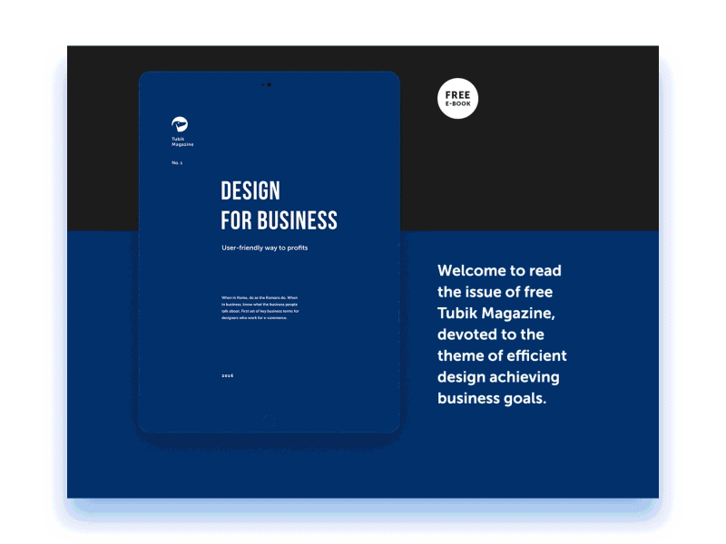 Design for business tubik studio book
