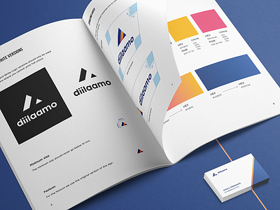 Diilaamo Style Guide branding design design agency graphic design identity logo style guide
