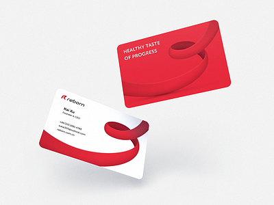 Reborn Business Cards brand identity branding business card design graphic design icon identity logo logo design restaurant