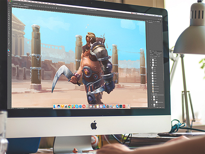 CG: Gladiator. cg character design design digital art environment game art gladiator graphic design illustration warrior