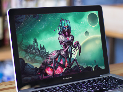 CG: Alien Sarse. alien cg character design design agency digital art environment game graphics graphic design illustration raster