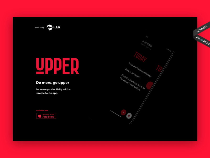 Upper App Website