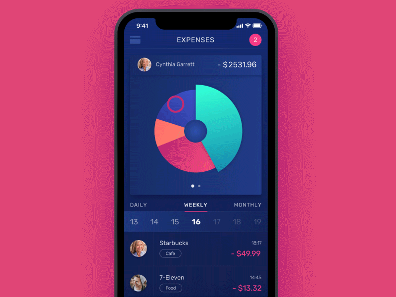 GIF Animation of an App by tubik UX for tubik on Dribbble