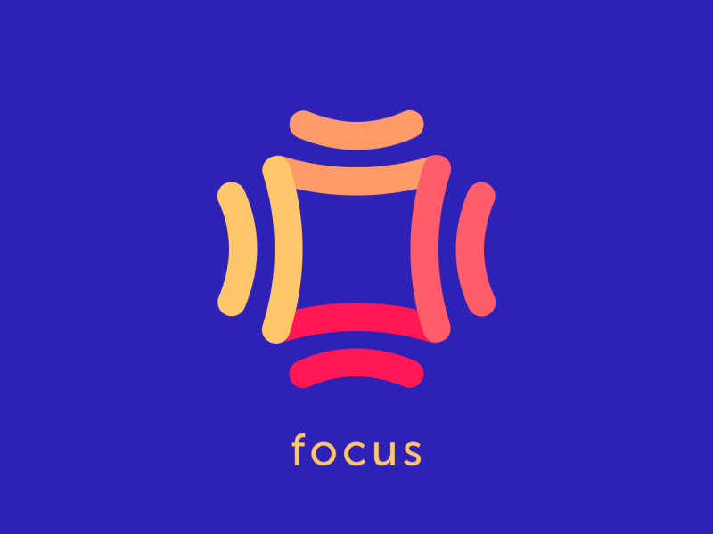 Focus Logo Animation animation app branding design design studio focus graphic design identity logo motion motion design symbol