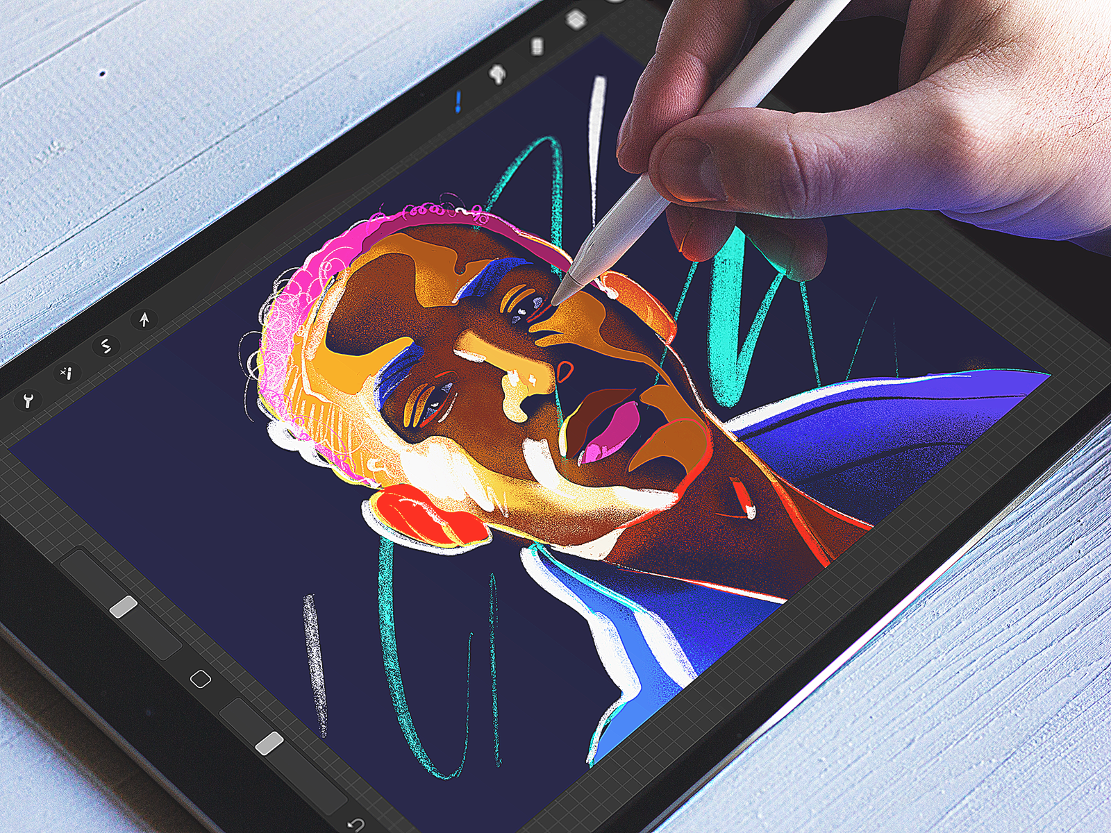 Illustrations made with #Procreate Roundup