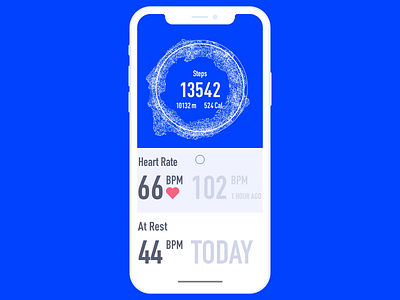 Fitness Tracker Refresh Animation animation app design fitness app fitness tracker graphic design interaction interface ios mobile mobile interactions motion pull down pull to refresh sport ui ui animation user experience utilities ux