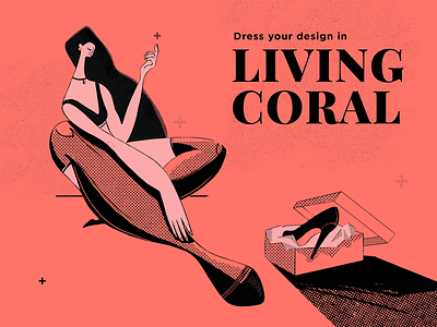 Living Coral Illustration