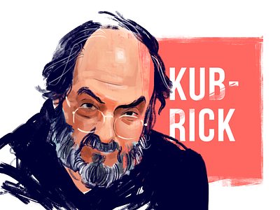 Stanley Kubrick Portrait cinema cinematography design digital art film graphic design illustration movie portrait stanley kubrick