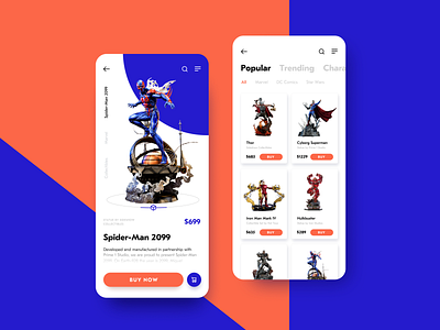 Action Figures Ecommerce App