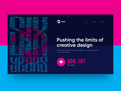 Happy Birthday Tubik by tubik on Dribbble