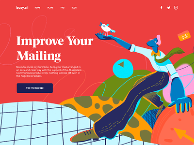 Mail Management Landing Page