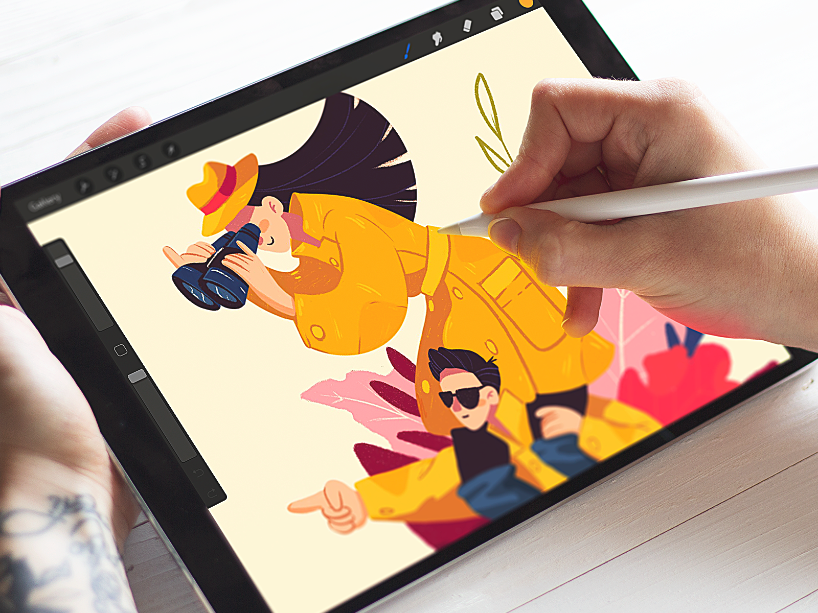 Digital Art in Progress by tubik on Dribbble