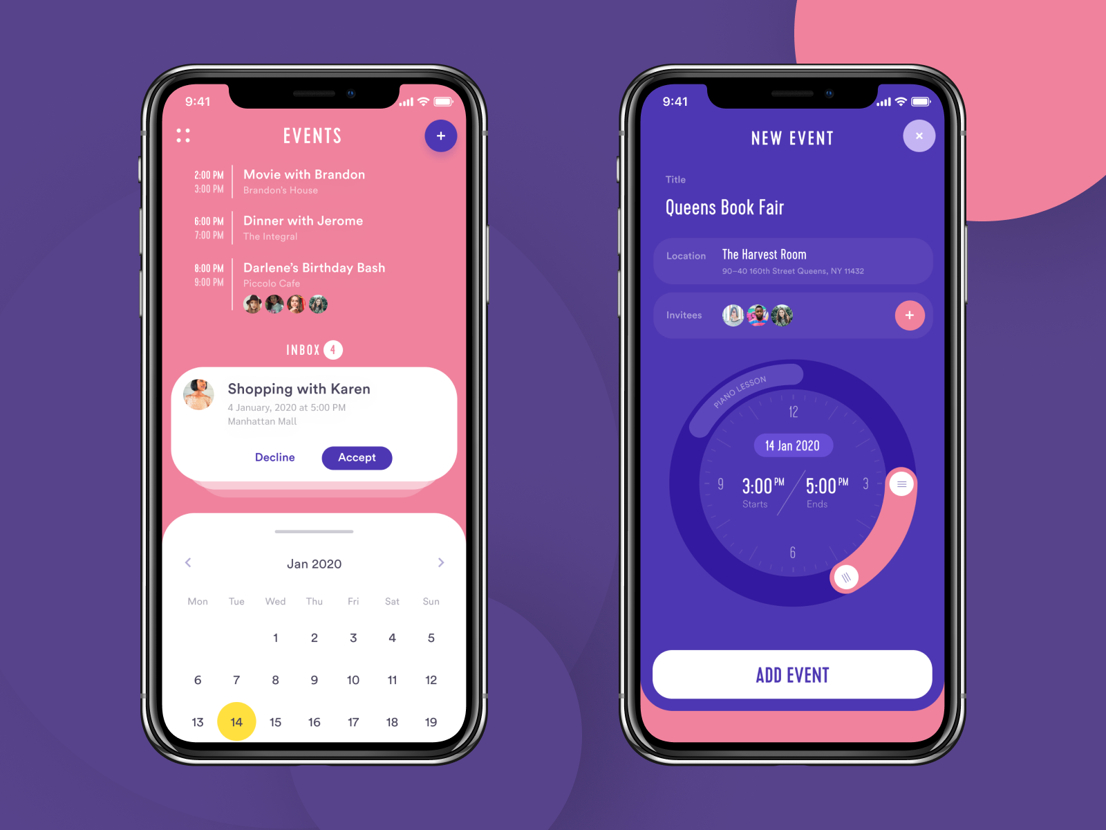 Event App Adding New Event by tubik on Dribbble