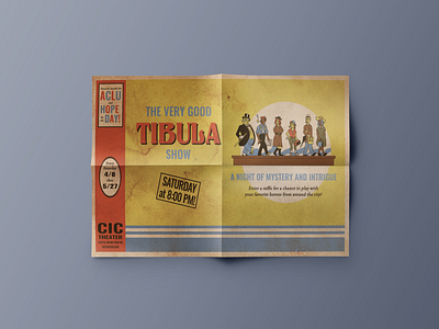 Tibula - Promo Poster chicago comedy design illustration photoshop poster