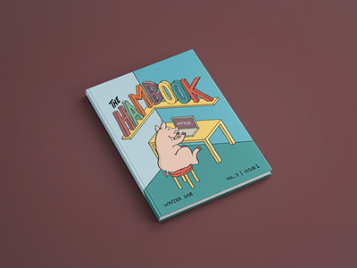 The Hambook - Cover Illustration chicago comedy design illustration magazine photoshop