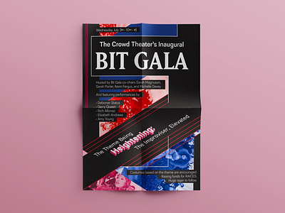 Bit Gala - Promo Poster bit chicago comedy design gala illustrator poster vector