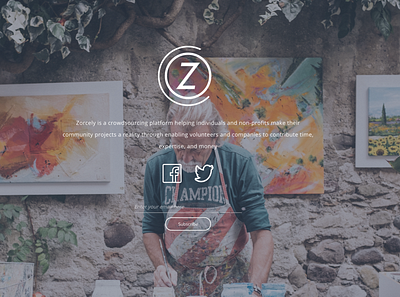 Zorcely Platform app crowdfunding crowdsourcing design idea platform website