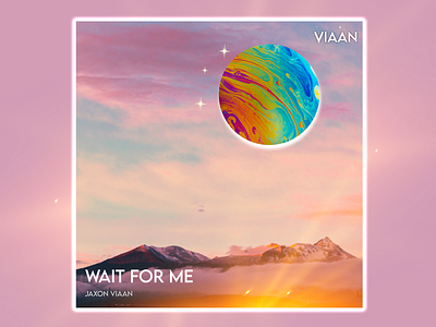 Wait For Me Dribbble 2 cover creative edm electronic idea logo mobile music planet space ui ux