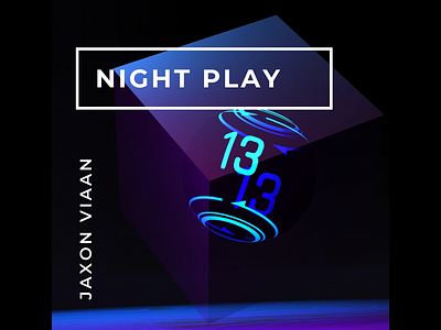 Night Play Playlist Cover 3d design logo playlist playlist cover