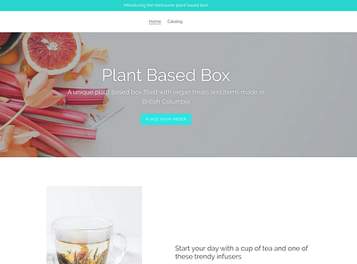Plant Based You Box website