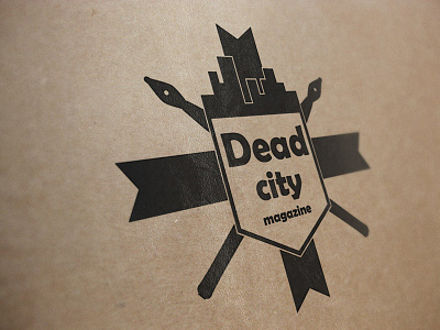 Dead City city dead logo magazine