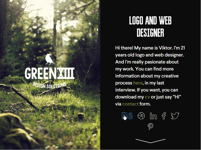 New Portfolio design greenxiii portfolio ui ux web web-design