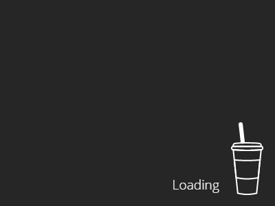 Cup Loader CSS Animation animation coffee css cup hipster loader svg