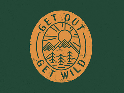 Badge design for an outdoor brand.