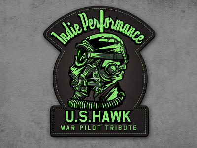 US HAWK badge badge design branding illustration labels logo motocross motorcycle vector