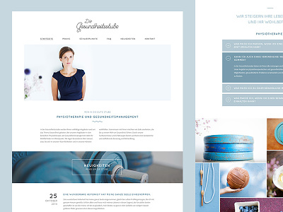 Layout for a simple surgery website company doctor healthcare layout office praxis surgery website