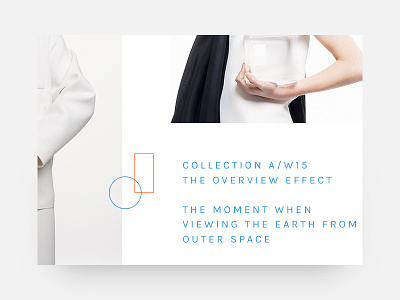 Collection overview detail clean design fashion show flat design landingpage mobile responsive simplicity stage typography ui website