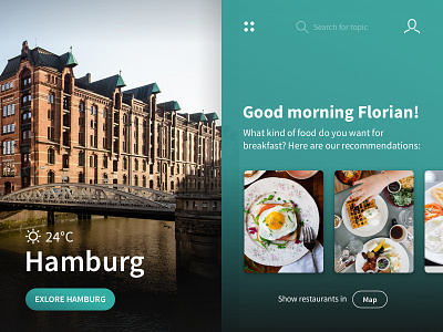 Welcome screen app clean design flat hamburg personal responsive screen website welcome