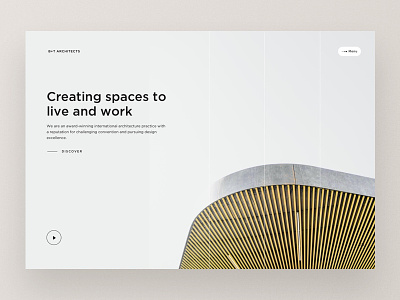 Architecture Company Website Homepage