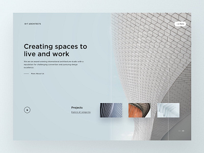 Architecture Studio Firm Homepage