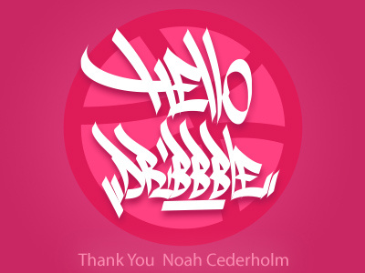 My first Dribbble shot! So Happy to be here! Thanks @NoahCede
