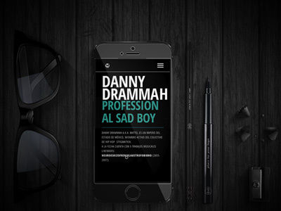 Dannydrammah Professional Sad Boy! Website blog site webdesign website wordpress writer