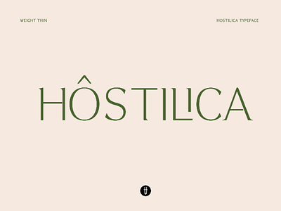Hostilica Fonts Semi Serifs elegant fontdesign graphic design lettering luxury minimalism modern semiserif serif typedesign typography