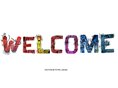 Welcome Type Doodle 2016