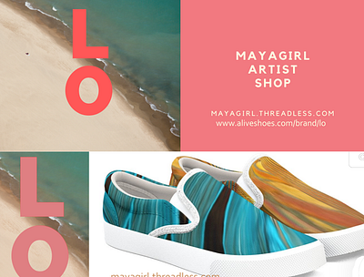 LO / MAYAGIRL ARTIST SHOP - two brands merged into cool fashion
