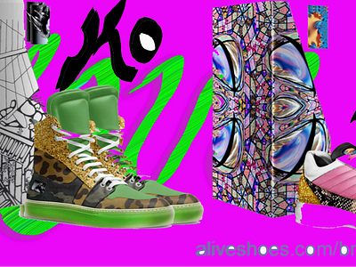 KO from LO Collection - by Lori Hammond branding design illustration illustrator product shoe productdesign