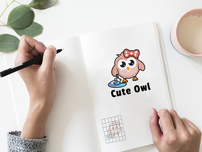 Cute Litle Owl Logo