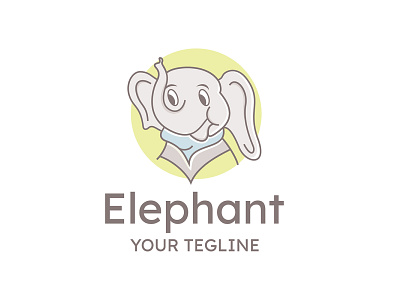 Elephant Logo Template